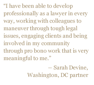 Norton Rose Fulbright Careers - Washington, DC lawyer Sarah Devine