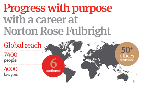 Progress with purpose with a career at Norton Rose Fulbright